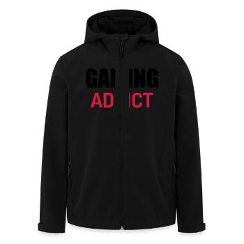 Gaming Gamer Video Game Player Geek - Men’s Recycled Softshell Jacket by Stanley/Stella - black - Front - AI Model Male 185 light (185cm)