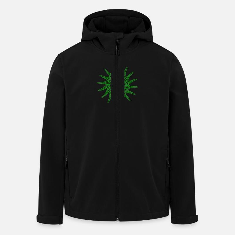 it greens so green - Men’s Recycled Softshell Jacket by Stanley/Stella - black