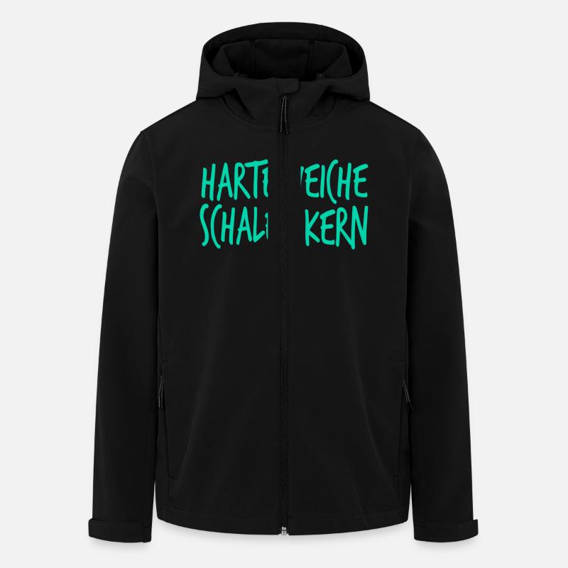 harte weiche schaler kern - Recycelte Männer Softshell-Jacke von Stanley/Stella - Schwarz