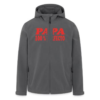 PAPA PERFECTO - Veste softshell homme en polyester recyclé Stanley/Stella - noir - Devant - AI Model Male 185 light (185cm)