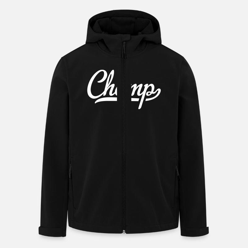 Champion - Veste softshell homme en polyester recyclé Stanley/Stella - noir