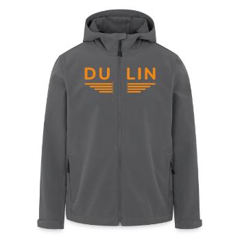T-shirt Dublin pour les supporters irlandais - Veste softshell homme en polyester recyclé Stanley/Stella - noir - Devant - AI Model Male 185 light (185cm)