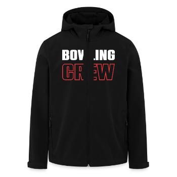 Bowling Crew - Recycelte Männer Softshell-Jacke von Stanley/Stella - Schwarz - Vorne - AI Model Male 185 light (185cm)