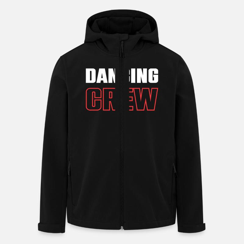 Dancing Crew - Men’s Recycled Softshell Jacket by Stanley/Stella - black