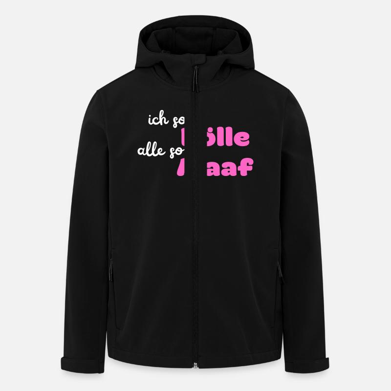 Kölle Alaaf II - Recycelte Männer Softshell-Jacke von Stanley/Stella - Schwarz