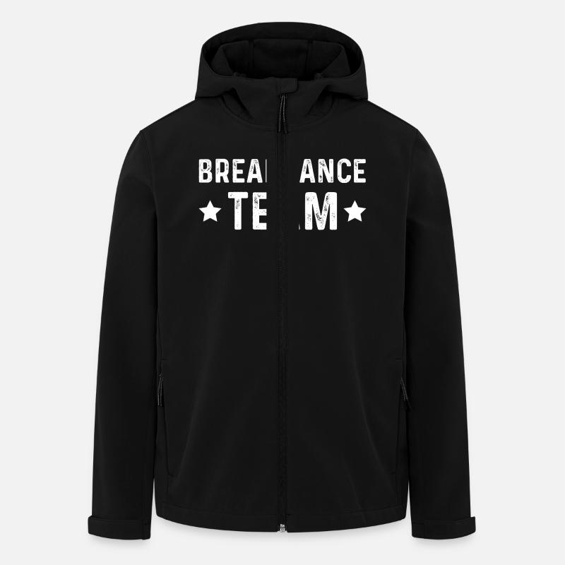 Breakdance Team - Men’s Recycled Softshell Jacket by Stanley/Stella - black