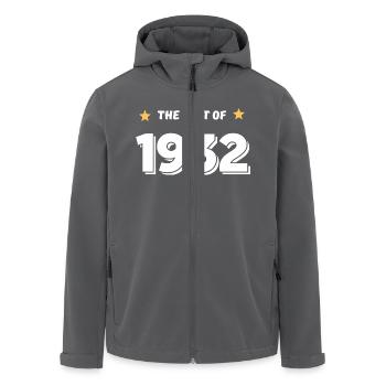Das Beste von 1932 - Recycelte Männer Softshell-Jacke von Stanley/Stella - Anthrazit - Vorne - AI Model Male 185 light (185cm)