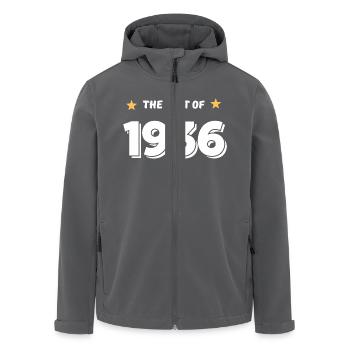 Best of 1936 - Veste softshell homme en polyester recyclé Stanley/Stella - charbon - Devant - AI Model Male 185 light (185cm)