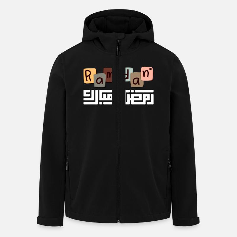 Ramadan Mubarak - Men’s Recycled Softshell Jacket by Stanley/Stella - black