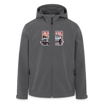 EVO Sundowner - Recycelte Männer Softshell-Jacke von Stanley/Stella - Schwarz - Vorne - AI Model Male 185 light (185cm)