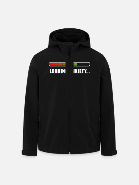 Loading Anxiety... - Men’s Recycled Softshell Jacket by Stanley/Stella - black