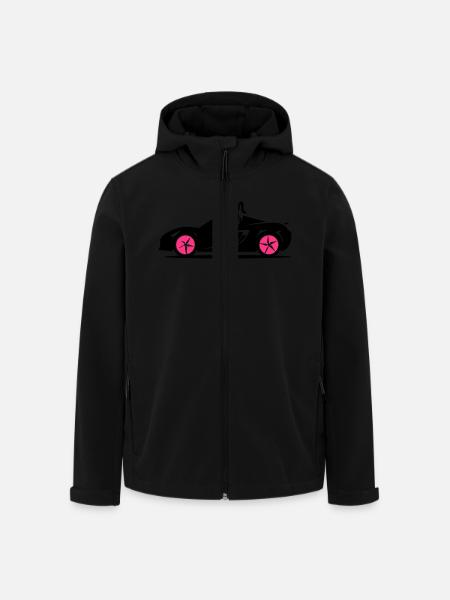 Kvinde Sportsvogn Cabriolet Bil - Stanley/Stella herre softshelljakke i genanvendt polyester - sort