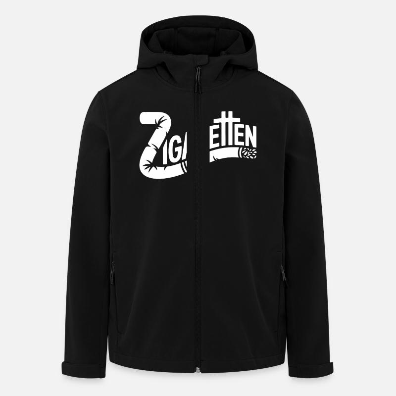 Cigarettes - Mèmes Allemands - Veste softshell homme en polyester recyclé Stanley/Stella - noir