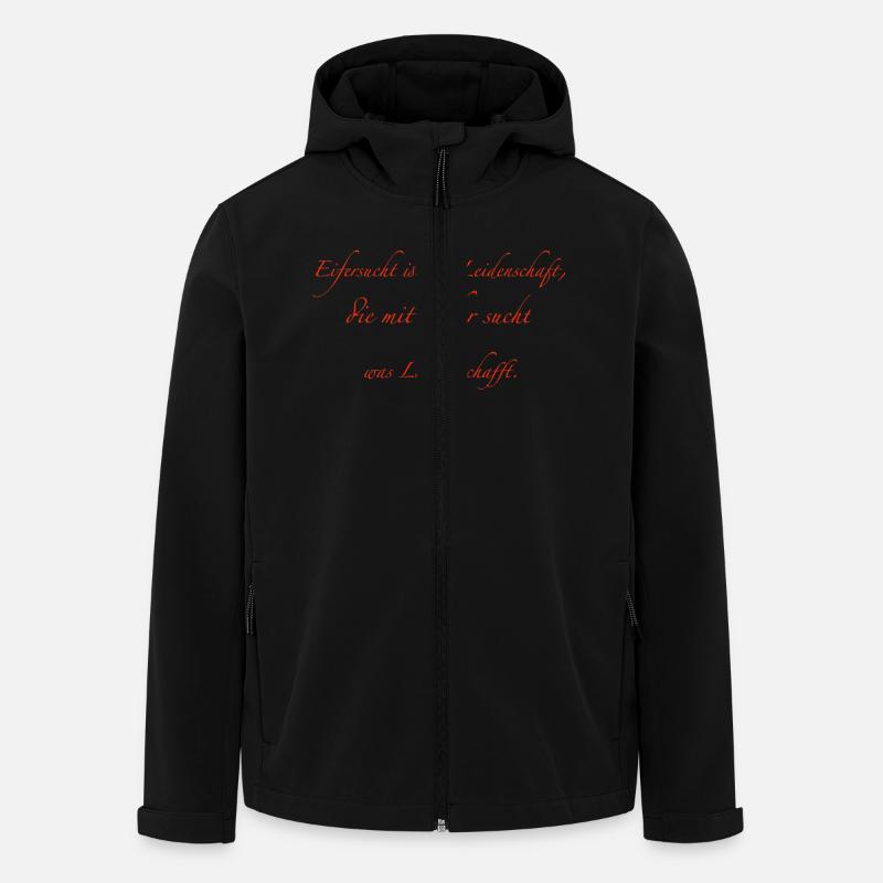 Eifersucht - Recycelte Männer Softshell-Jacke von Stanley/Stella - Schwarz