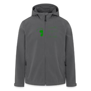 verfolge dein Glück - Recycelte Männer Softshell-Jacke von Stanley/Stella - Schwarz - Vorne - AI Model Male 185 light (185cm)