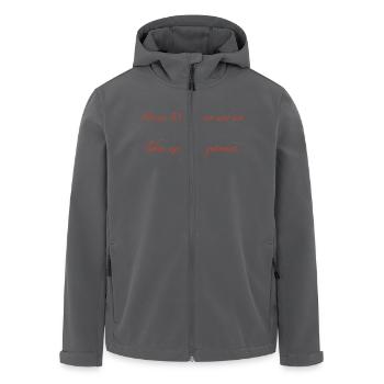 Motivation - Veste softshell homme en polyester recyclé Stanley/Stella - noir - Devant - AI Model Male 185 light (185cm)