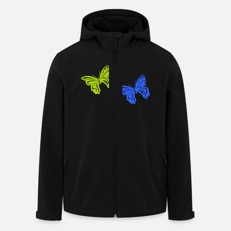 Butterfly 2 - Men’s Recycled Softshell Jacket by Stanley/Stella - black