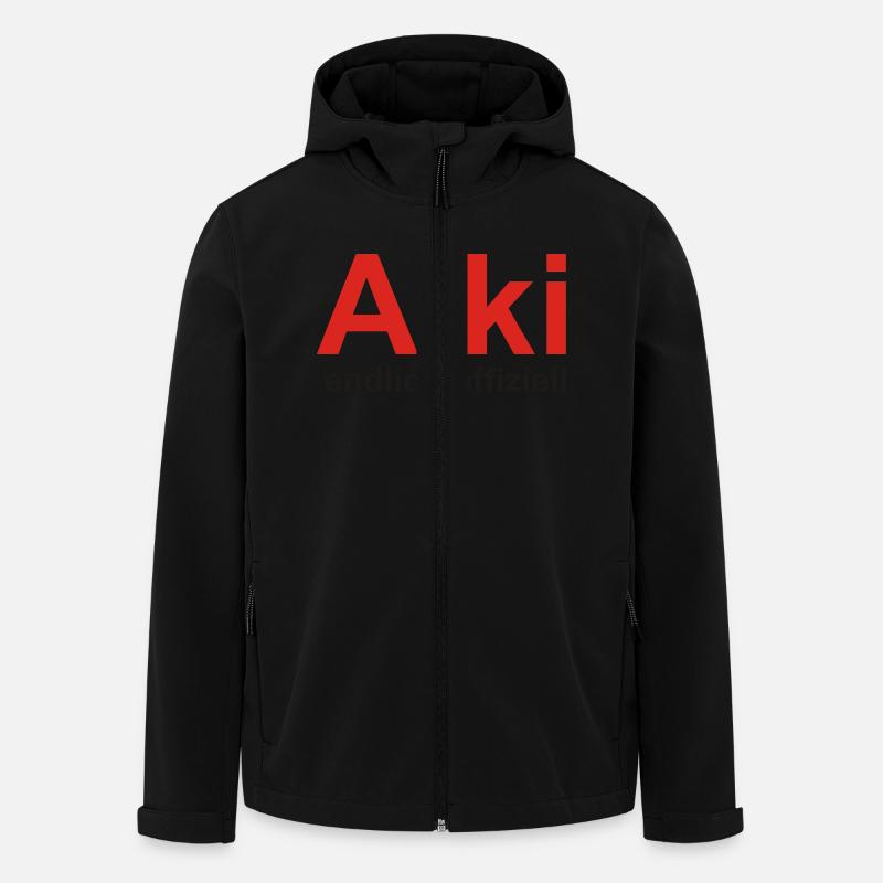 alki - Recycelte Männer Softshell-Jacke von Stanley/Stella - Schwarz