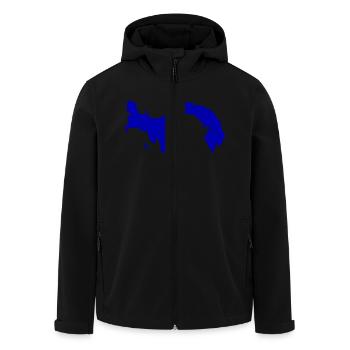 Panama - Recycelte Männer Softshell-Jacke von Stanley/Stella - Schwarz - Vorne - AI Model Male 185 light (185cm)