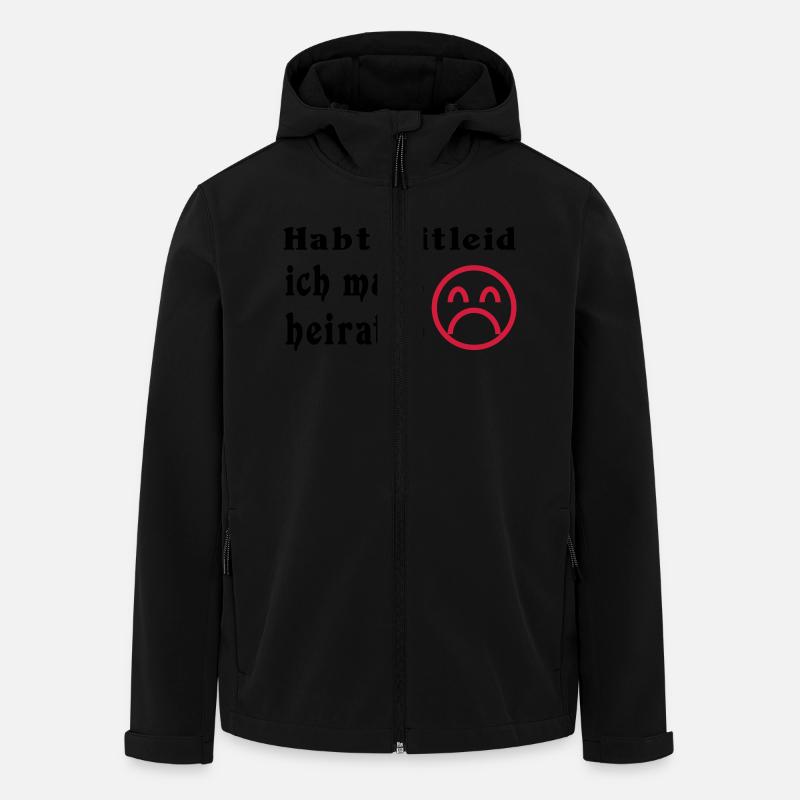 wedding - Men’s Recycled Softshell Jacket by Stanley/Stella - black