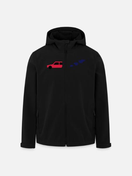 auto - Recycelte Männer Softshell-Jacke von Stanley/Stella - Schwarz