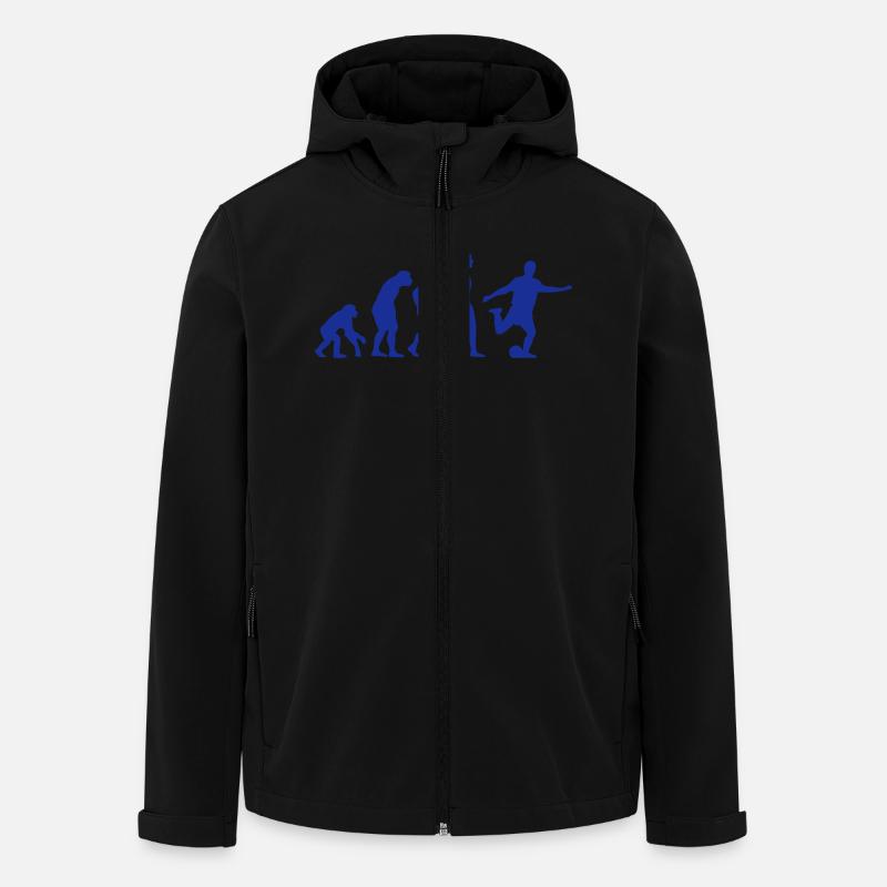 Fußball, fussball - Recycelte Männer Softshell-Jacke von Stanley/Stella - Schwarz