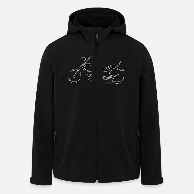Motorbike, Shopper - Recycelte Männer Softshell-Jacke von Stanley/Stella - Schwarz
