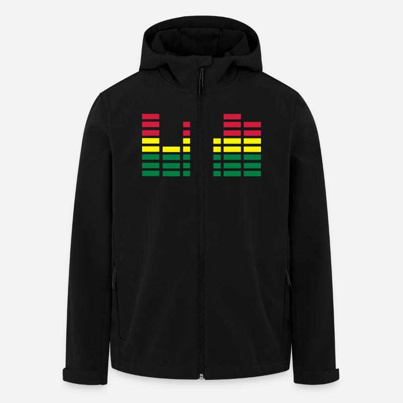 Equalizer - Veste softshell homme en polyester recyclé Stanley/Stella - noir