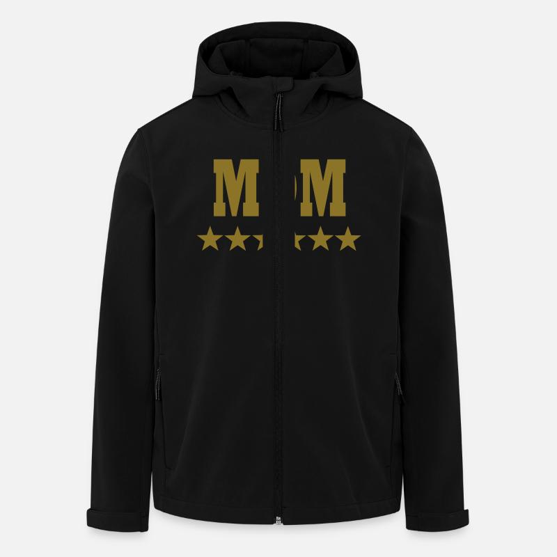 Mom - Recycelte Männer Softshell-Jacke von Stanley/Stella - Schwarz