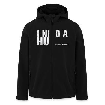 Ich Brauche Ein Großes Glas Bier - lustig Geschenk - Recycelte Männer Softshell-Jacke von Stanley/Stella - Schwarz - Vorne - AI Model Male 185 light (185cm)