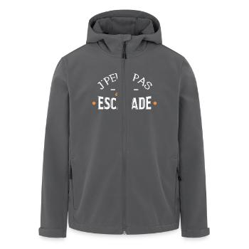 J'ai escalade cadeau - Veste softshell homme en polyester recyclé Stanley/Stella - noir - Devant - AI Model Male 185 light (185cm)