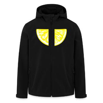 lemon_slice - Recycelte Männer Softshell-Jacke von Stanley/Stella - Schwarz - Vorne - AI Model Male 185 light (185cm)