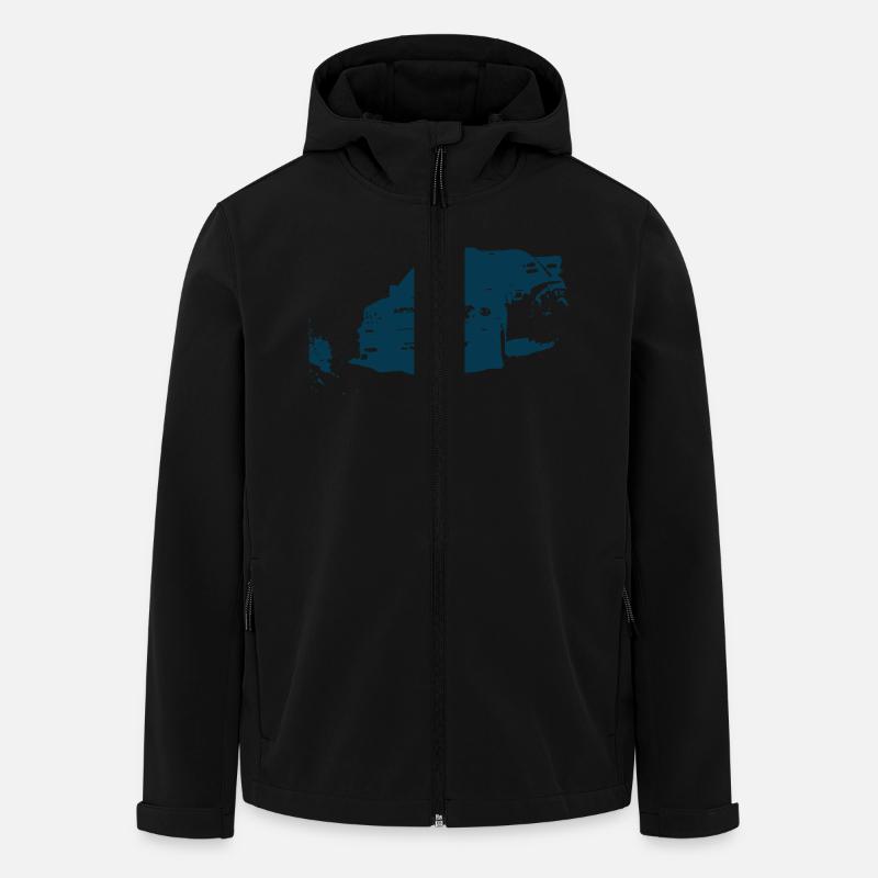 Rallye raid - Auto (B2) - Veste softshell homme en polyester recyclé Stanley/Stella - noir