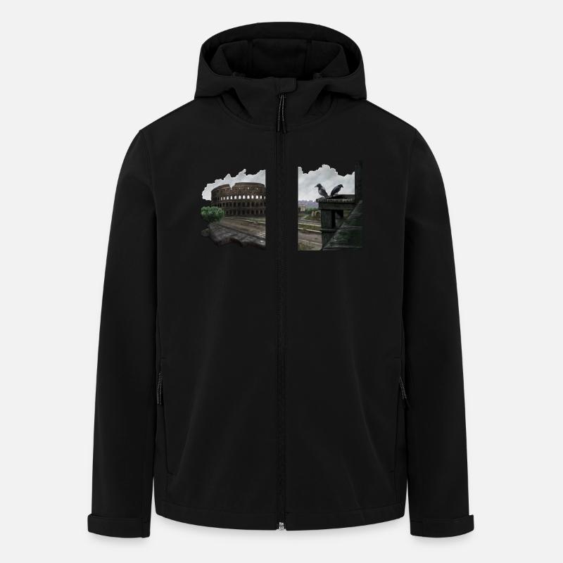 forsaken colosseo - Recycelte Männer Softshell-Jacke von Stanley/Stella - Schwarz
