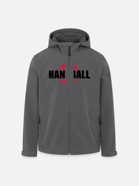 Handball - Men’s Recycled Softshell Jacket by Stanley/Stella - black