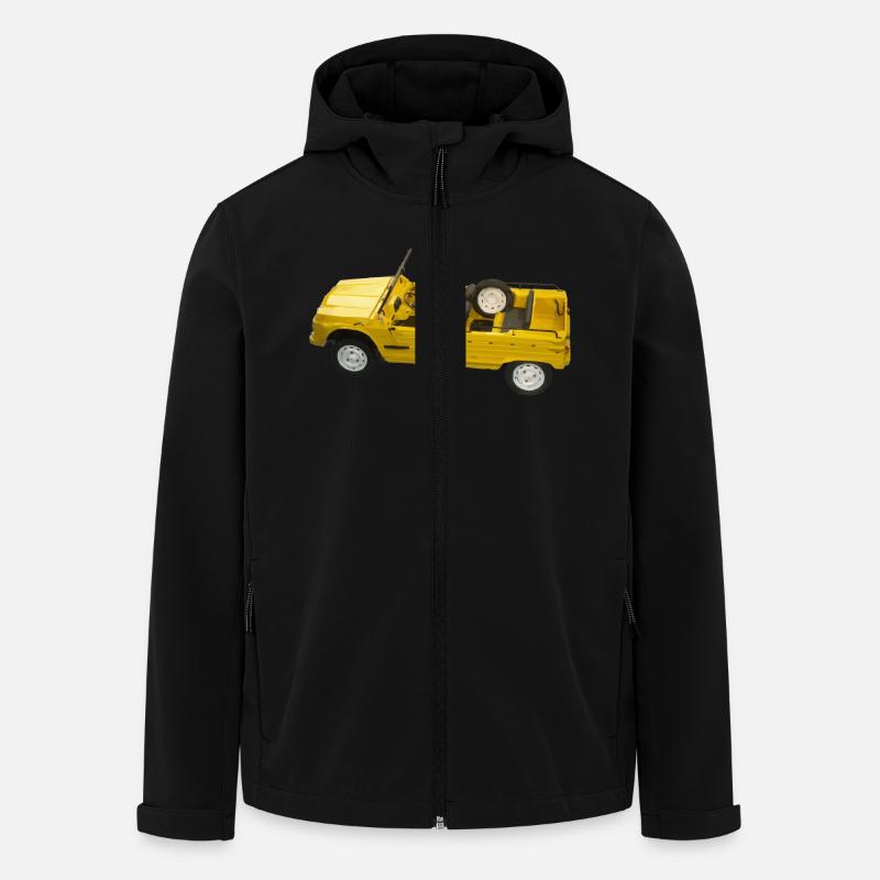 mehari_by_evilsource 2 - Veste softshell homme en polyester recyclé Stanley/Stella - noir