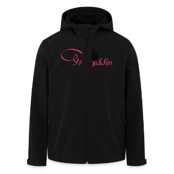 Princess with crown - Men’s Recycled Softshell Jacket by Stanley/Stella - black - Front - AI Model Male 185 light (185cm)