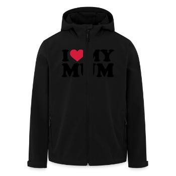 Mama - Recycelte Männer Softshell-Jacke von Stanley/Stella - Schwarz - Vorne - AI Model Male 185 light (185cm)