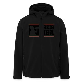 kreis liga trinken - Recycelte Männer Softshell-Jacke von Stanley/Stella - Schwarz - Vorne - AI Model Male 185 light (185cm)