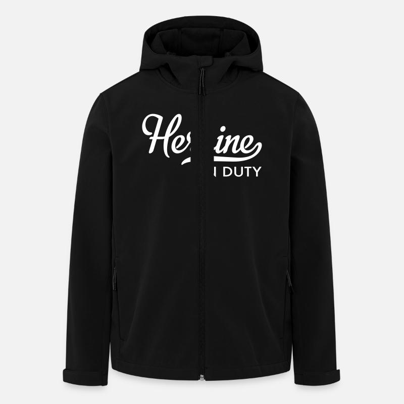 héroïne - Veste softshell homme en polyester recyclé Stanley/Stella - noir