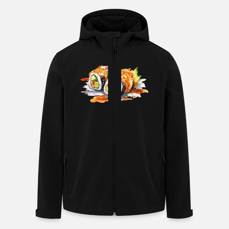 Sushi - Men’s Recycled Softshell Jacket by Stanley/Stella - black