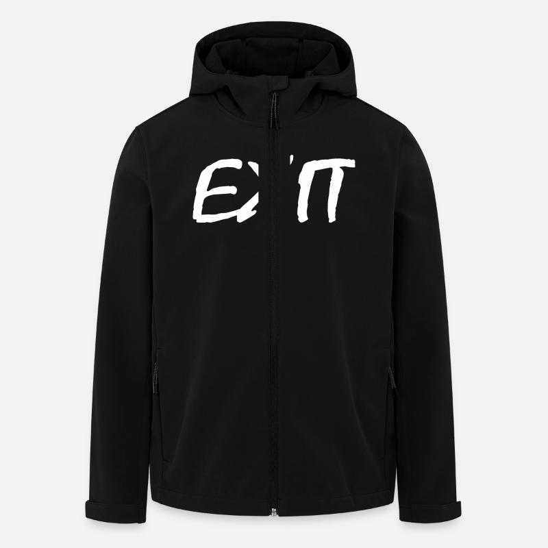 Exit - Recycelte Männer Softshell-Jacke von Stanley/Stella - Schwarz
