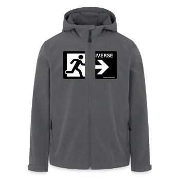 Spécialistes du télescope de l’univers d’astronomie - Veste softshell homme en polyester recyclé Stanley/Stella - noir - Devant - AI Model Male 185 light (185cm)