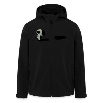 Coup de poing - Veste softshell homme en polyester recyclé Stanley/Stella - noir - Devant - AI Model Male 185 light (185cm)