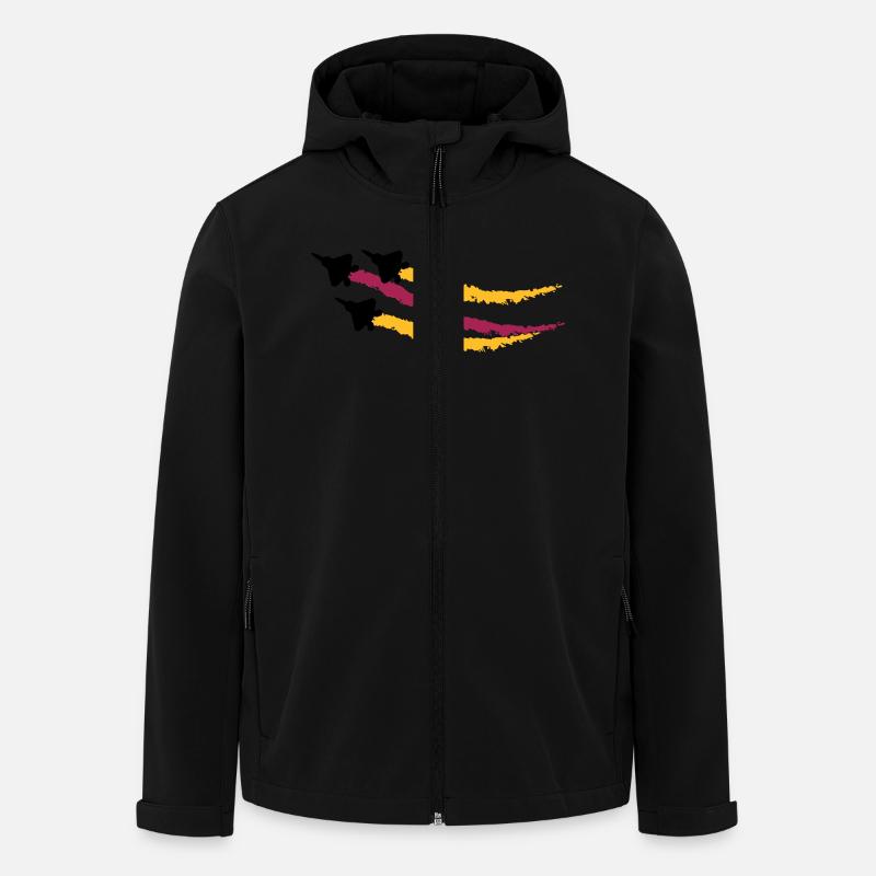 F22 Raptor - Recycelte Männer Softshell-Jacke von Stanley/Stella - Schwarz