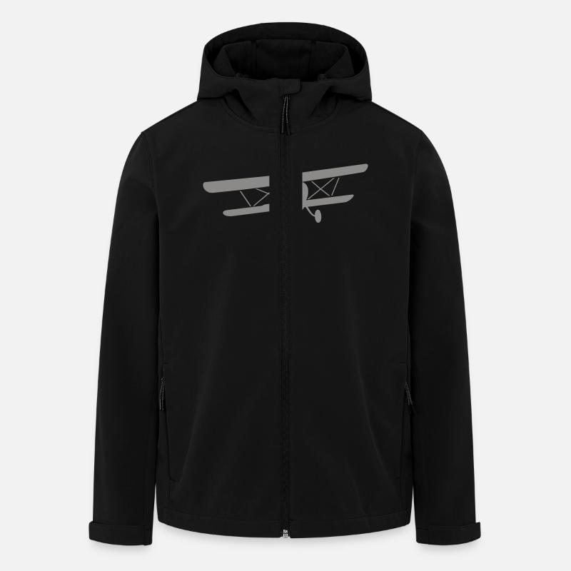 doppeldecker_02 - Men’s Recycled Softshell Jacket by Stanley/Stella - black
