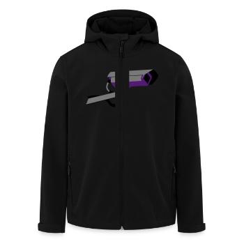 Caméra de sécurité - Veste softshell homme en polyester recyclé Stanley/Stella - noir - Devant - AI Model Male 185 light (185cm)