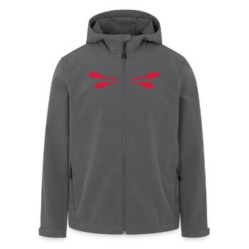 Kajak Paddel - Recycelte Männer Softshell-Jacke von Stanley/Stella - Schwarz - Vorne - AI Model Male 185 light (185cm)