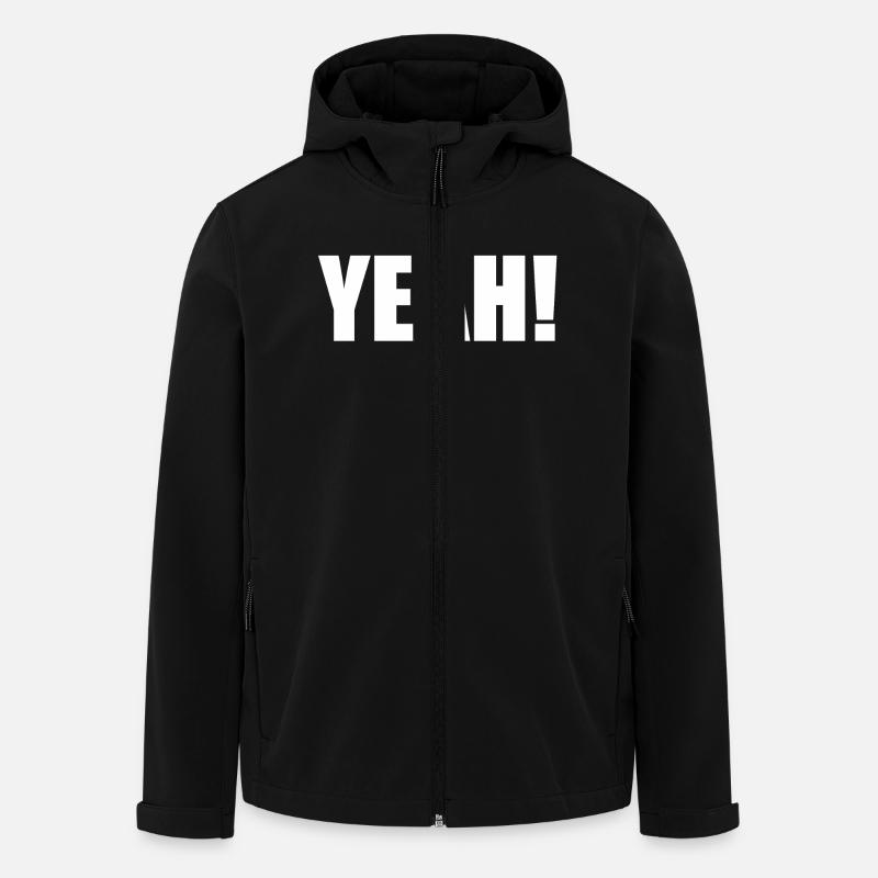 yeah! - Recycelte Männer Softshell-Jacke von Stanley/Stella - Schwarz