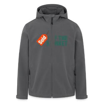 Schon vergeben! - Recycelte Männer Softshell-Jacke von Stanley/Stella - Schwarz - Vorne - AI Model Male 185 light (185cm)
